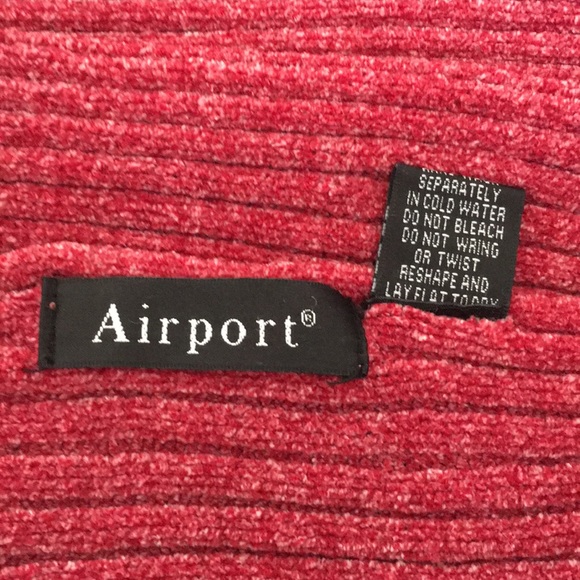 Airport Accessories Airport Red Scarf Poshmark